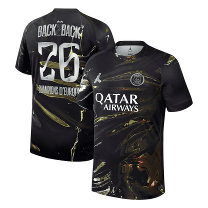 Champions of Europe #26 Les Parisiens Maillot 2025/26 Noir - CHAMPIONS OF EUROPE