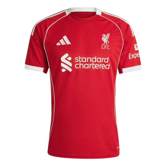Liverpool Domicile Maillot 2025/26 Rouge Grande Taille