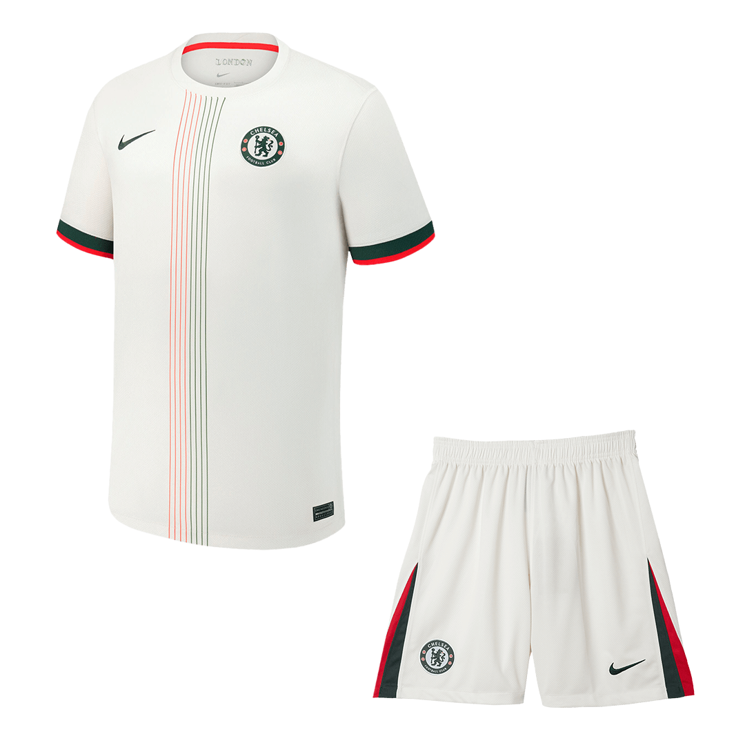 Chelsea Extérieur Maillot Kit 2025/26 Blanc