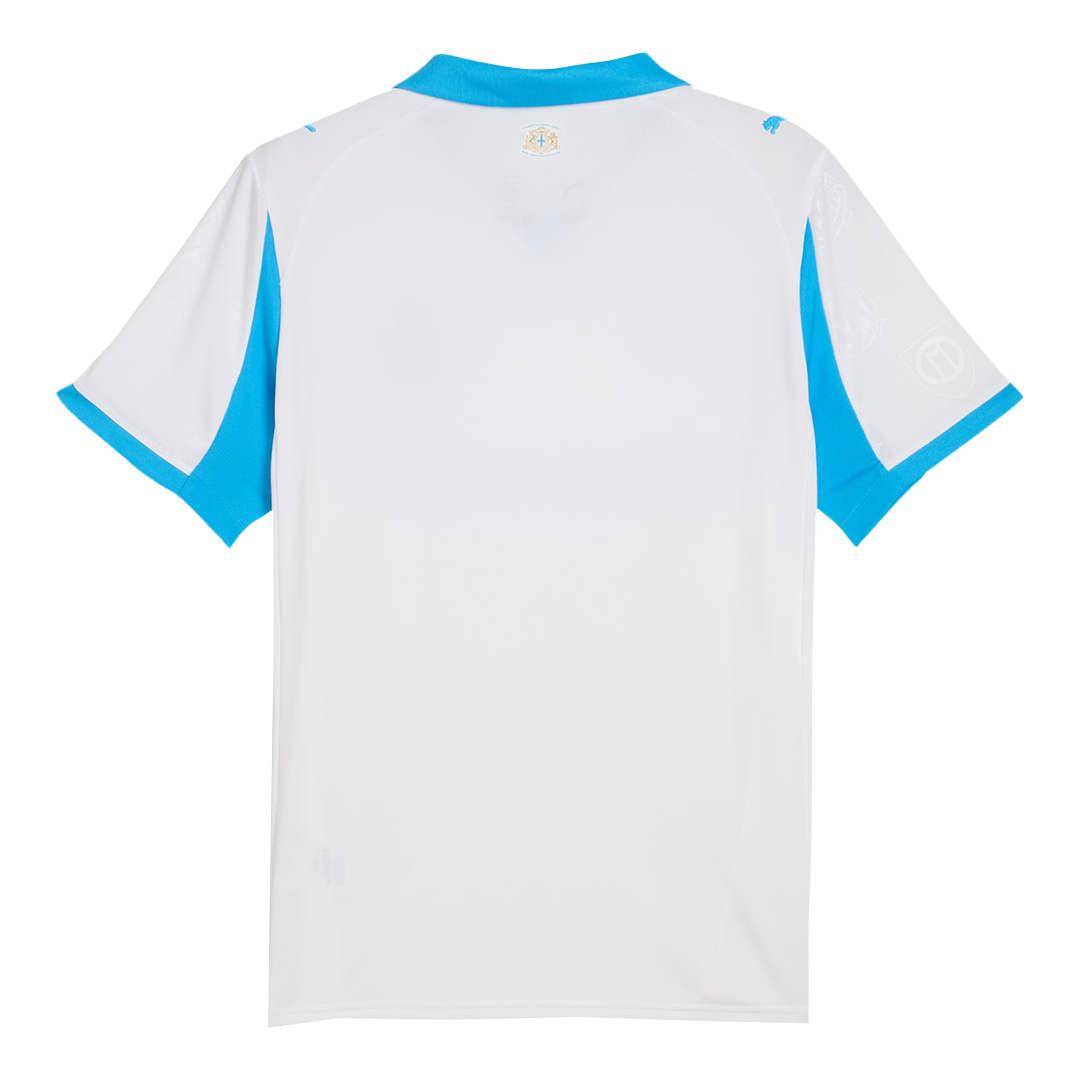 Olympique de Marseille Domicile Maillot 2025/26 Blanc Grande Taille