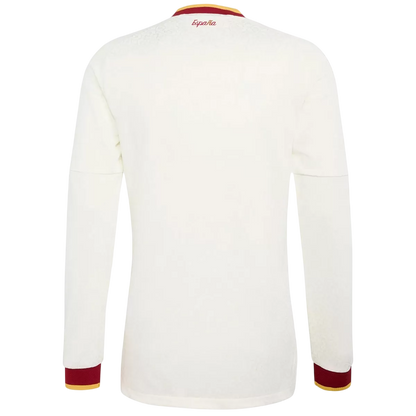 Espagne Extérieur Maillot Manches Longues 2026 Blanc