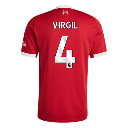 VIRGIL #4 Liverpool Domicile Maillot 2025/26 Rouge