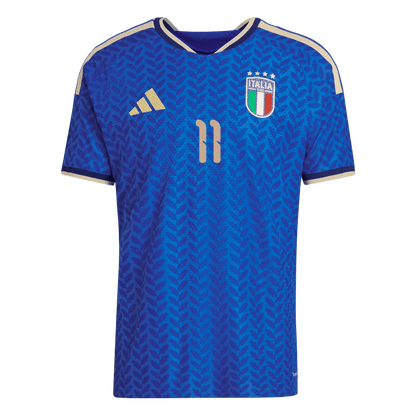 RASPADORI #11 Italie Domicile Maillot 2026 Bleu Joueur