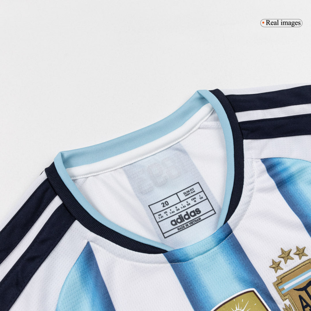J.ÁLVAREZ #9 Argentine Domicile Maillot Kit 2026 Enfant Blue&White - Super