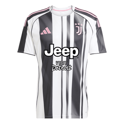 Juventus Domicile Maillot 2025/26 Noir&Blanc