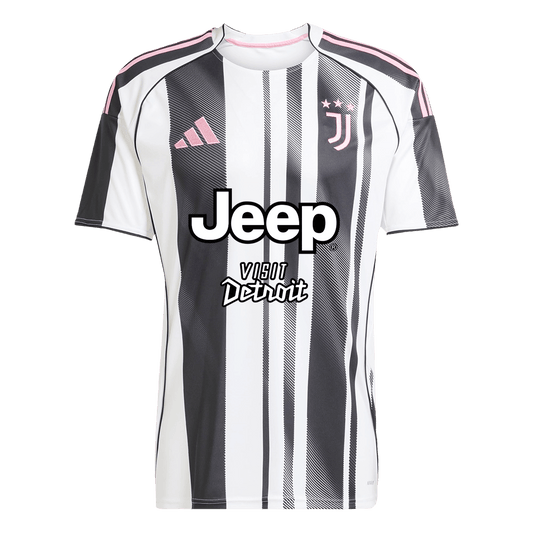 Juventus Domicile Maillot 2025/26 Noir&Blanc