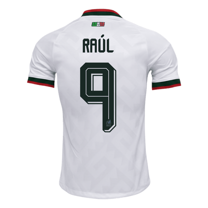 RAÚL #9 Mexique Extérieur Maillot 2026 Blanc Joueur