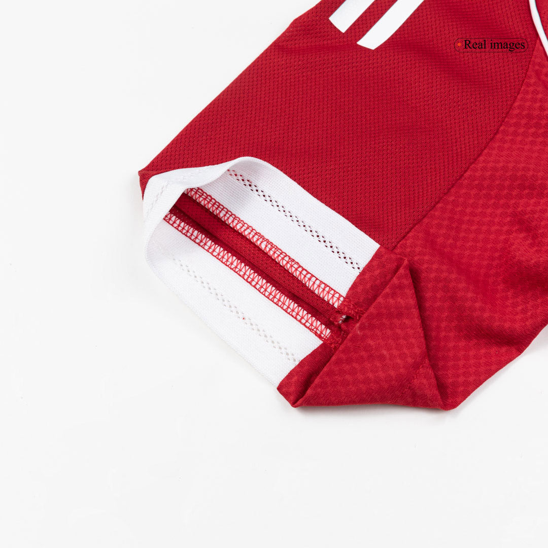 KERKEZ #6 Liverpool Domicile Maillot 2025/26 Rouge Joueur